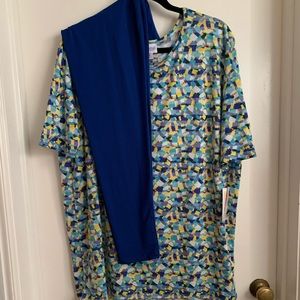 LuLaRoe Irma and TC Leggings Outfit